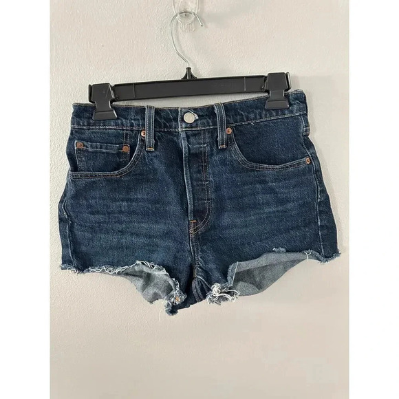 Levis 501 Denim Cut Off Shorts - Picture 1 of 2
